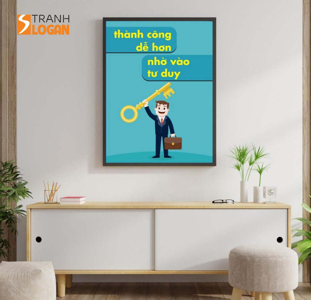 Tranh Động Lực - Thành công dễ hơn nhờ vào tư duy