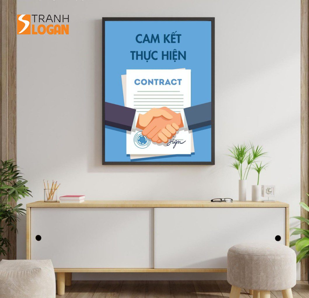 Tranh Động Lực - Cam kết thực hiện