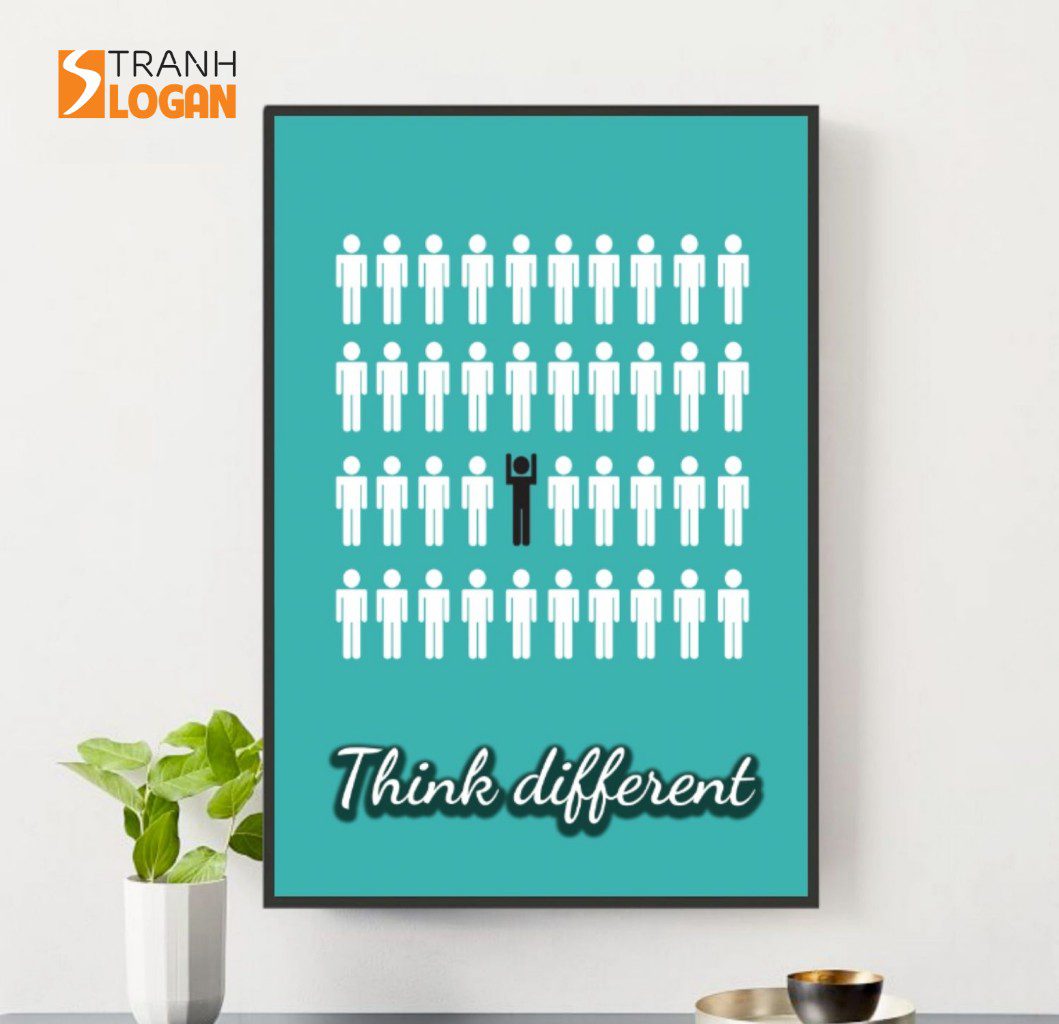 Tranh Động Lực - Think different