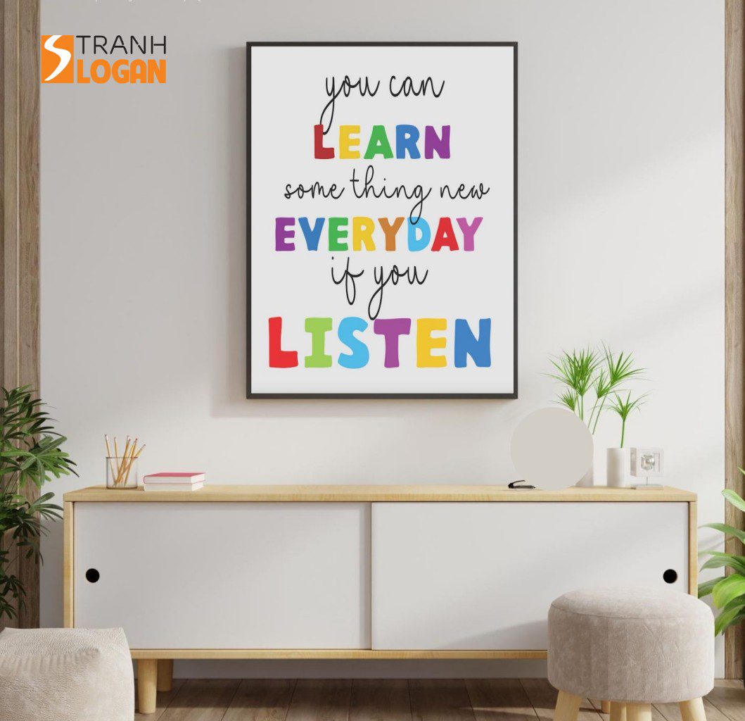 Tranh Động Lực - You can learn something...